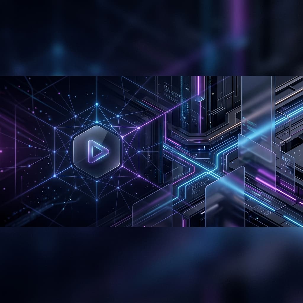 Downifi Abstract Tech Banner